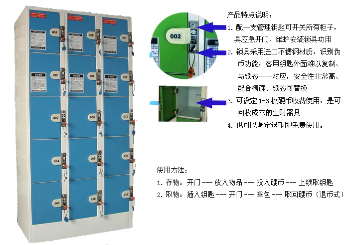 鋼制家具|儲物柜|辦公家具|15門投幣儲物柜|寄存柜，投幣寄存柜，儲物柜