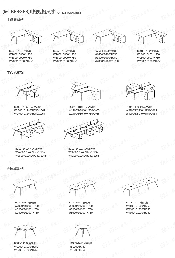 系統(tǒng)辦公家具|Berger|辦公家具|Berger貝格|現(xiàn)代設(shè)計(jì)員工辦公桌，職員桌