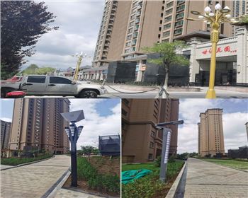 青海平?jīng)鲂率兰o(jì)集團(tuán)世紀(jì)花園庭院燈路、景觀路燈項目