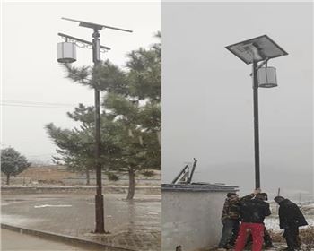 青海延安甘泉美水街道太陽(yáng)能路燈項(xiàng)目
